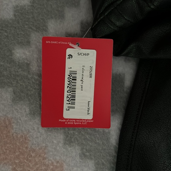 SPANX slim straight pant (faux leather) - Picture 8 of 8